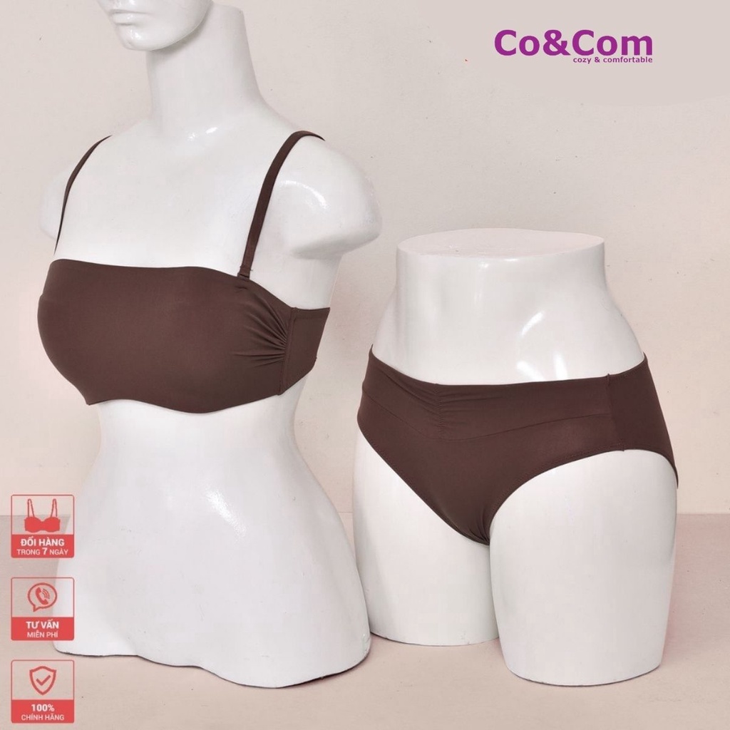 Bộ Đồ Lót Nữ Đúc Su Cao Cấp, Set Nội Y Sexy Co&Com BAN079N Chất Mềm Mát Co Giãn Thoải Mái | BigBuy360 - bigbuy360.vn