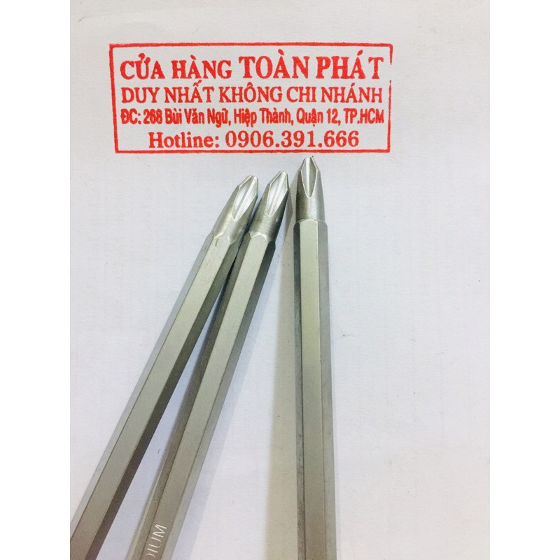 Tua vít- vít 2 đầu cán trong-tô vít 10cm,15cm,20cm