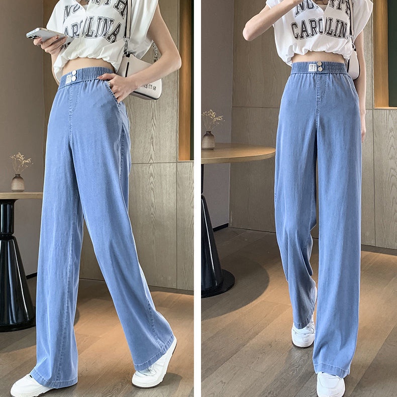 Quần Jean Dài Mỏng Thời Trang Cá Tính Trẻ Trung