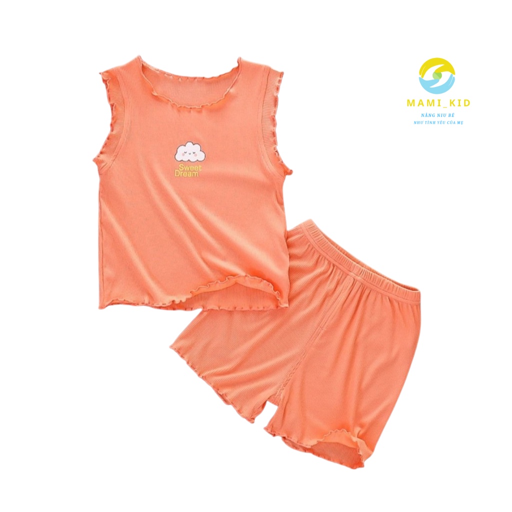 quần áo bé gái chất thun tăm lạnh 100% cotton siêu mát, cho bé 1-15 tuổi, mamikidi (hình in ngực áo có thể thay đổi tùy)