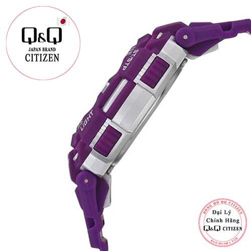 Đồng hồ điện tử Q&amp;Q Citizen M149J003Y dây nhựa thương hiệu Nhật Bản