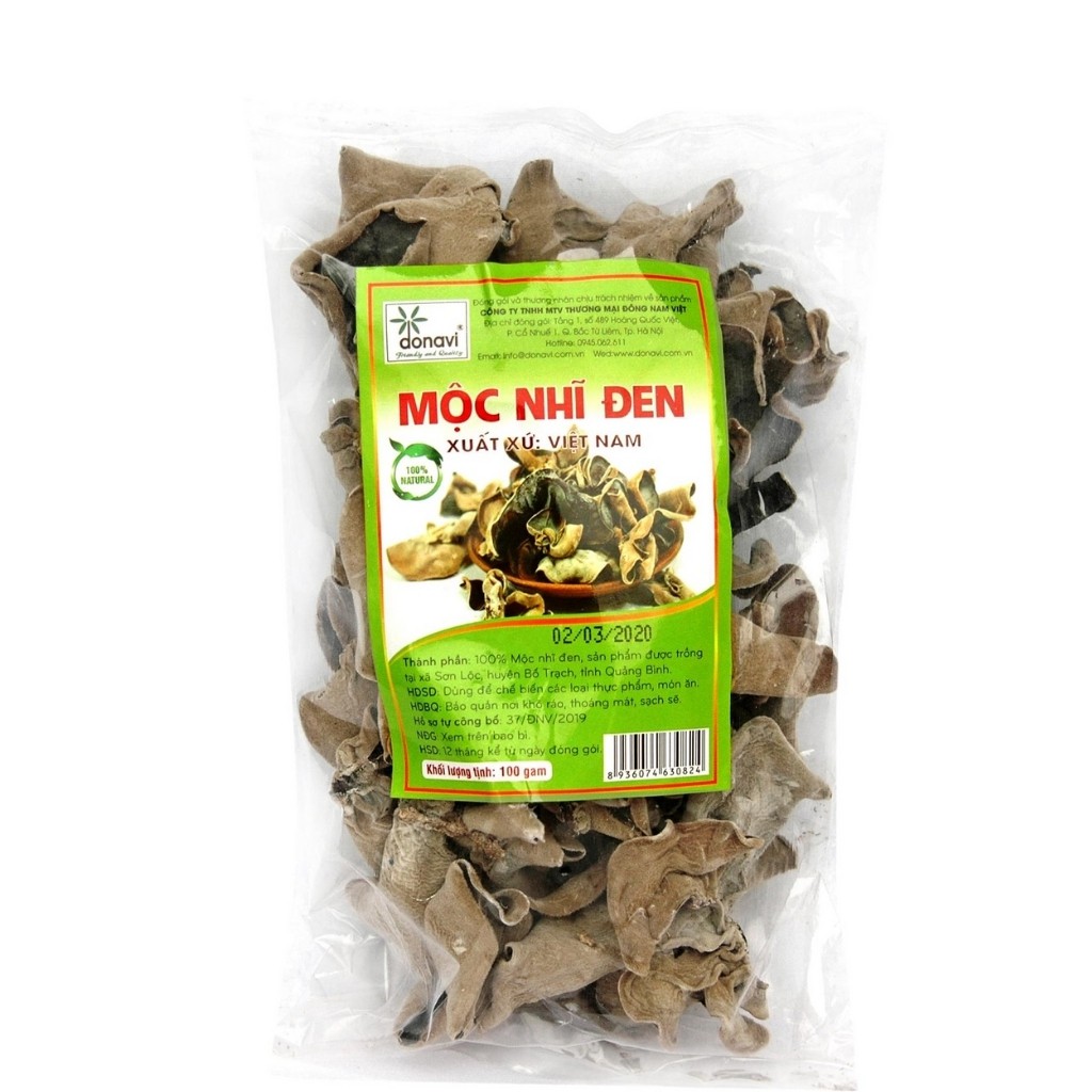 Mộc nhĩ đen Donavi- Đặc sản Bắc Kan, an toàn không hóa chất