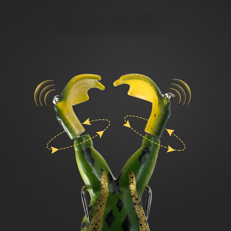 Mồi Câu Cá Hình Ếch Sấm Sét Mềm 13.6g