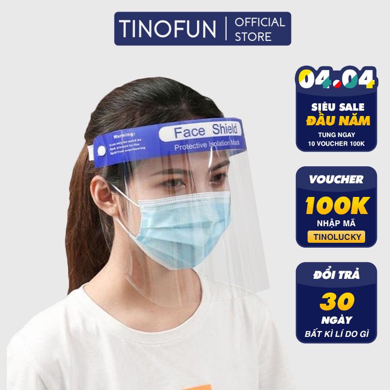 Kính Bảo Hộ Y Tế TINOFUN Tấm Chắn Kính Chống giọt Bắn mã TF6 Phòng dịch có thể đeo bên ngoài khẩu trang đẹp