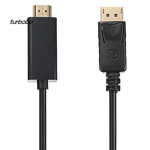 Cáp chuyển đổi chui cắm Display Port DP sang chui cắm HDMI AV chất liệu HD 1080P XL-1.8m dành cho máy tính