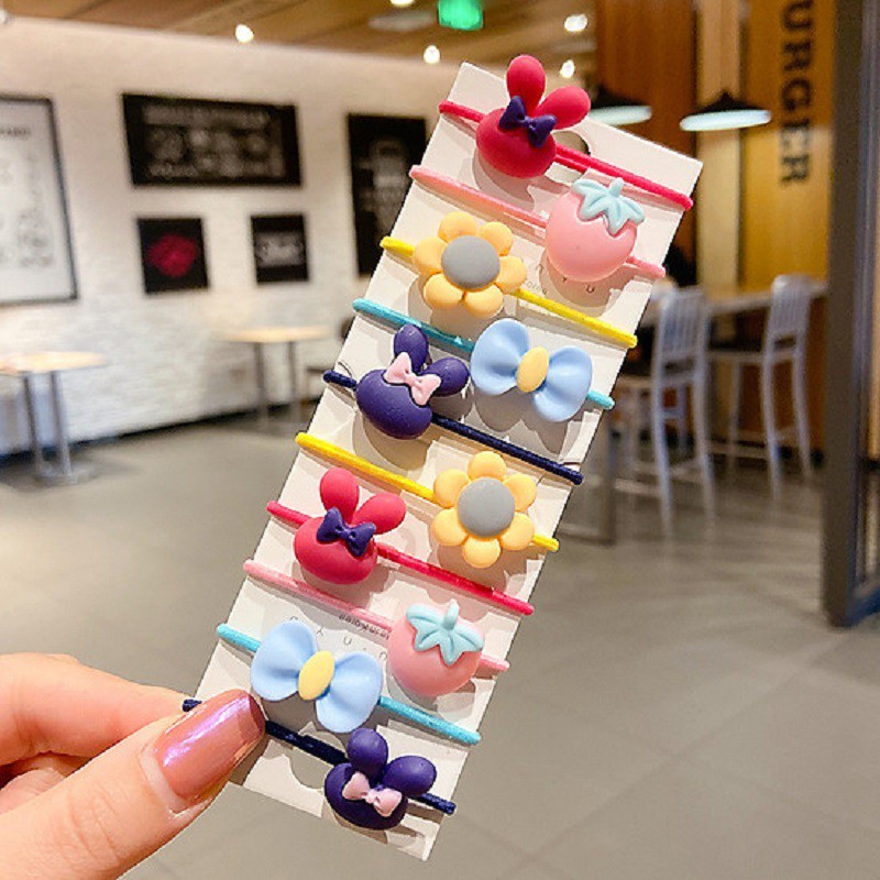Set 10 cột tóc ngộ nghĩnh cho bé