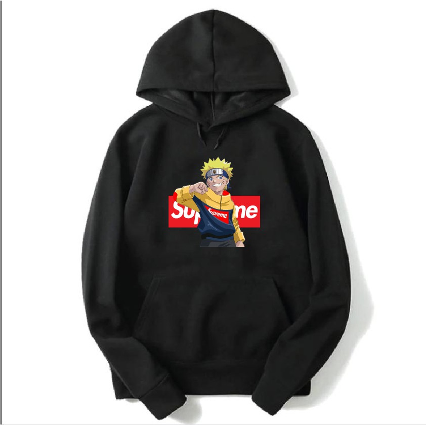 [Siêu ấm] Áo nỉ Hoodie Supre form suông rộng có mũ unisex cho nam nữ, chất nỉ bông siêu ấm