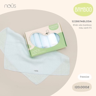 Set 05 Chiếc Khăn Sữa Nous Chất Liệu Nu Bamboo mềm mại thấm hút vượt trội