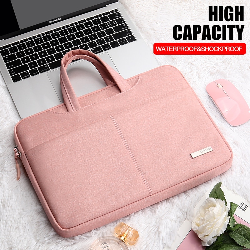 Túi đựng máy tính xách tay chống thấm nước 13.3 15.6 14-inch cho Macbook Air Pro 13 15 HP (có bán lẻ)