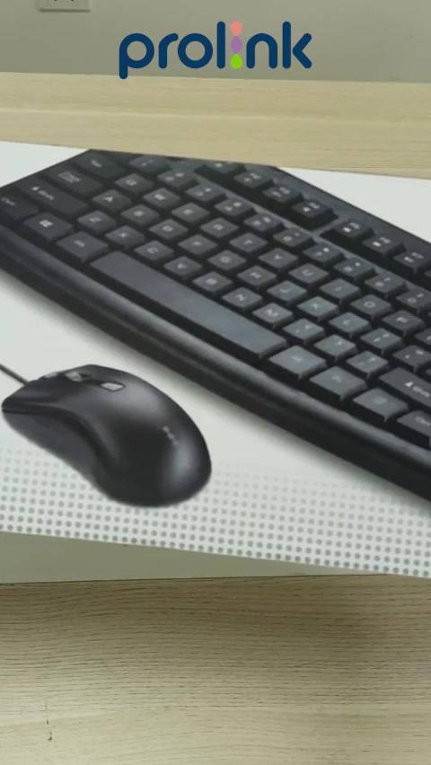 Bộ bàn phím chuột có dây PROLiNK PCCM2003 Fullsize cao cấp, chống thấm nước, độ nhạy cao dành cho máy tính, Laptop | BigBuy360 - bigbuy360.vn