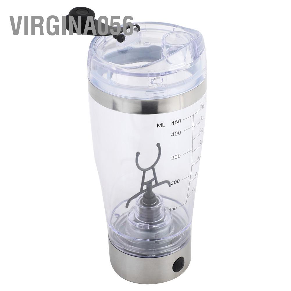 Có thể bán buôn 450ml USB di động bằng thép không gỉ Cốc khuấy điện Máy trộn sữa tự Nước ép cà phê Virgina056 Hàng giao ngay