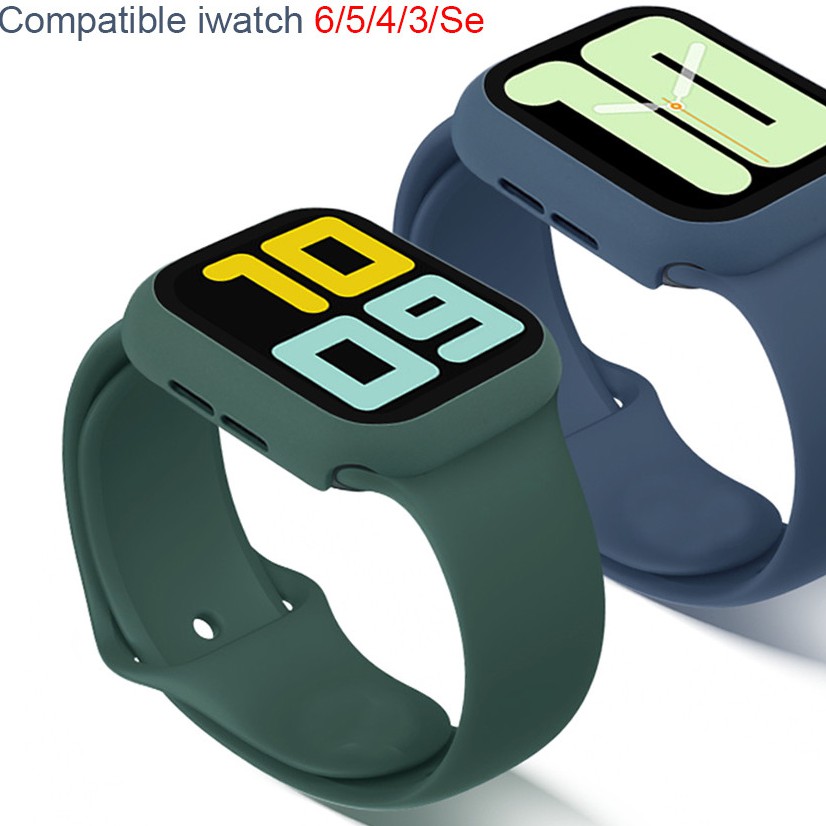 Protective Silicone Frame 38mm 40mm 42mm 44mm For Iwatch Series