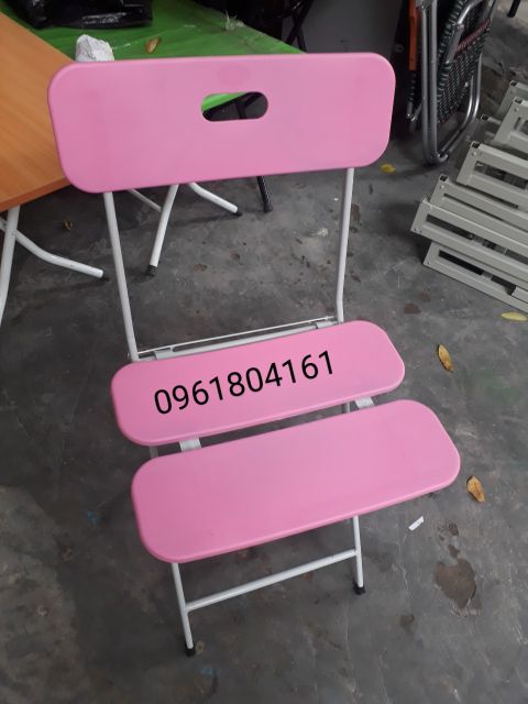 Ghế gấp sinh viên màu hồng | BigBuy360 - bigbuy360.vn