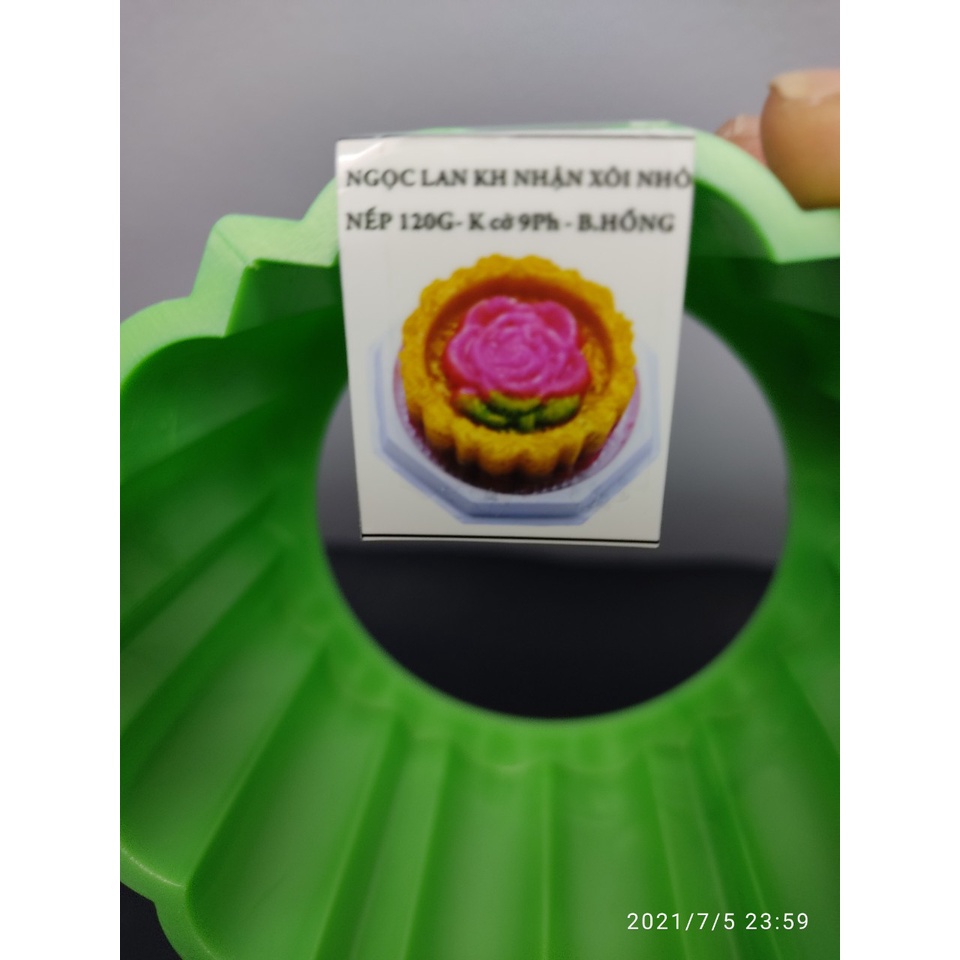 Khuôn Nhận Xôi Hình Bông Hồng Tròn 9 cm - NL