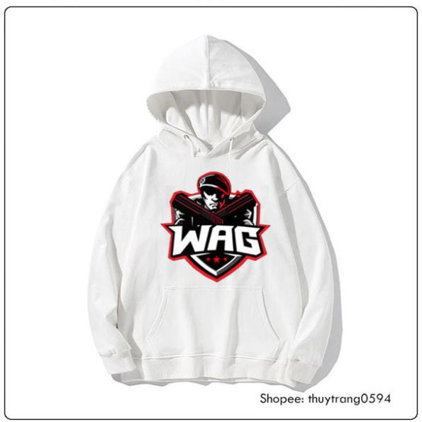 SIÊU RẺ - Áo Hoodie Free Fire Team Wag Peo màu đen và trắng - Hàng chuẩn  / có size trẻ em