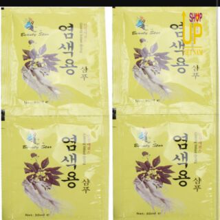 Combo 10 gói dầu gội đen tóc Hàn Quốc