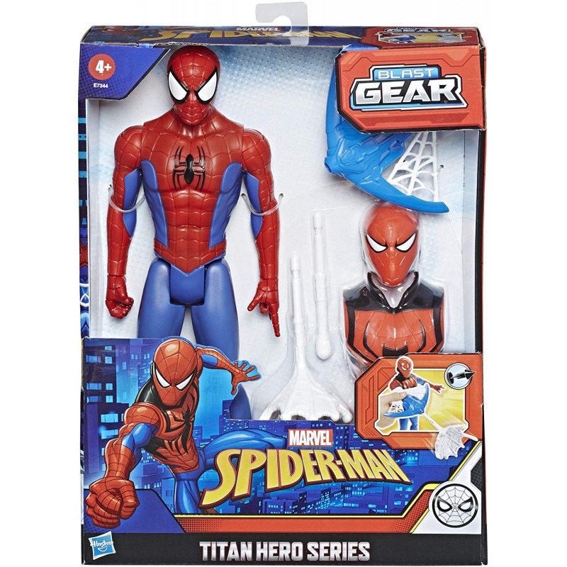 Đồ Chơi Mô hình HASBRO SPIDERMAN người nhện siêu đẳng phóng tơ 30cm E7344