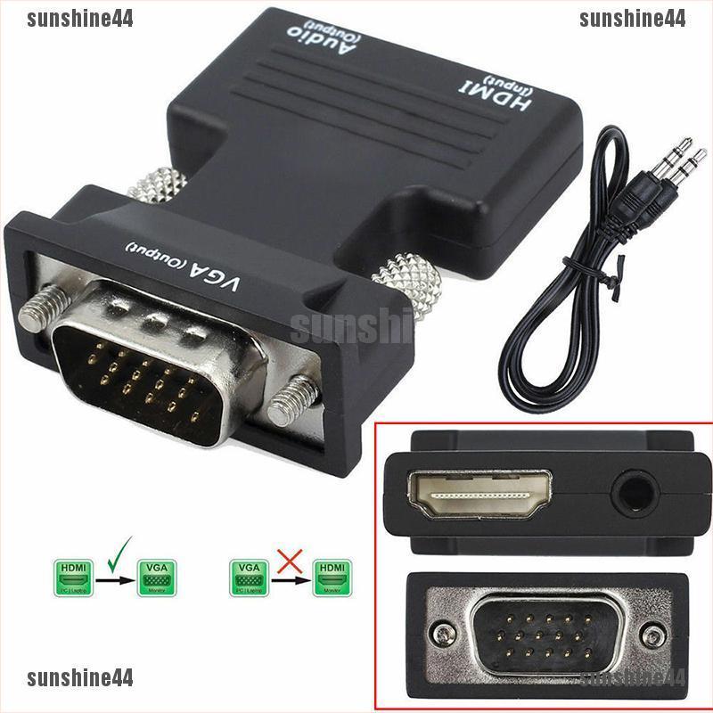 Đầu Chuyển Đổi Từ Cổng Hdmi Sang Vga Hdmi 1080p | BigBuy360 - bigbuy360.vn