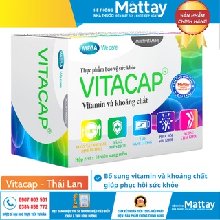 Vitacap - Thái Lan - Hộp 50 Viên - Giúp Phục Hồi Sức Khỏe, Nâng Cao Thể Trạng.