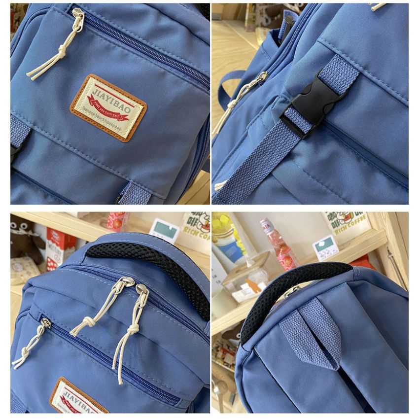 Cặp balo học sinh nữ đi học cấp 1, cấp 2, cấp 3, balo thời trang nữ chất liệu vải dù chống thấm nước cao cấp  BL030