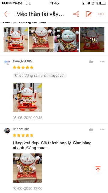 Mèo thần tài vẫy tay Ngũ Phúc Lâm Môn cao 20cm kèm đệm và sạc | BigBuy360 - bigbuy360.vn