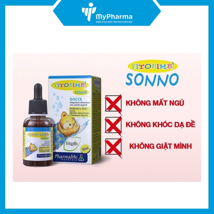 Fitobimbi Sonno – Bé ngủ dễ, ngủ sâu, ngủ ngon giấc
