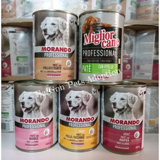 🐕 Pate Cho Cún MORANDO Lon 400G, Nhập Khẩu Từ Italy