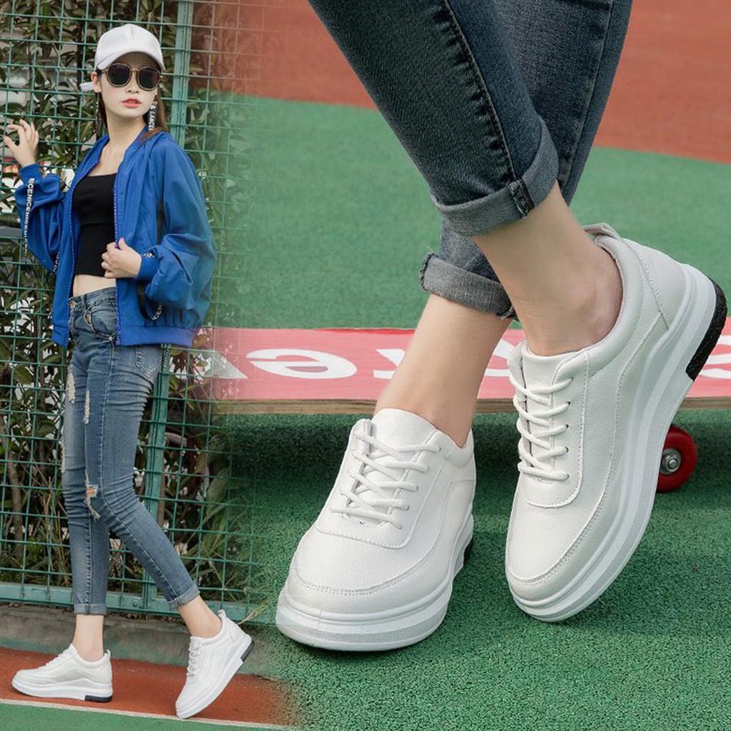 Giày nữ giày Sneaker nữ tăng chiều cao - Hot 2021