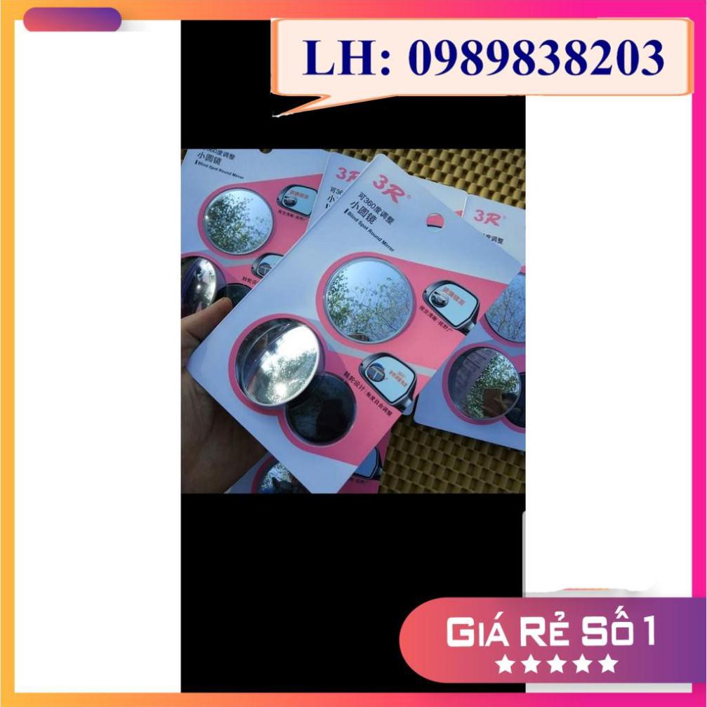 bộ 2 gương cầu lồi xóa điểm mù và quan sát bánh hàng 3R
