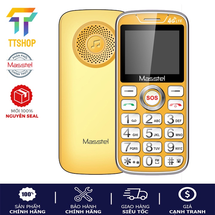 Điện thoại người già Masstel FAMI 60 4G - Hàng chính hãng - Mới nguyên seal - Bảo hành 12 tháng