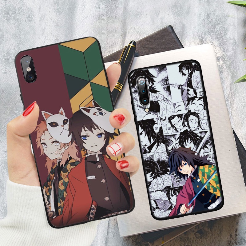 Ốp Điện Thoại Silicon Dẻo Họa Tiết Hoạt Hình Demon Slayer Kimetsu no Yaiba Cho Xiaomi Redmi Note 7 8 Pro 8T 10X 9A 8A E39