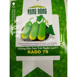 Hạt giống Bầu sao ngắn 2gr❤️FREESHIP XTRA❤️