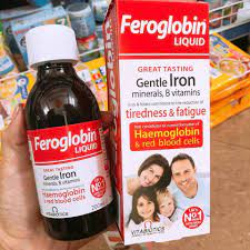 VITABIOTICS  FEROGLOBIN B12 Liquid  Chai 200ml sirup siro sắt
