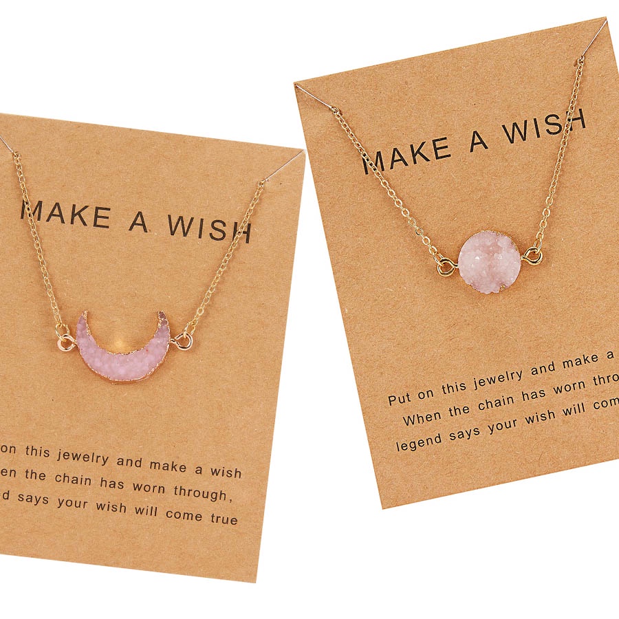 Vòng cổ mặt đá hình giọt nước thời trang cho nam nữ