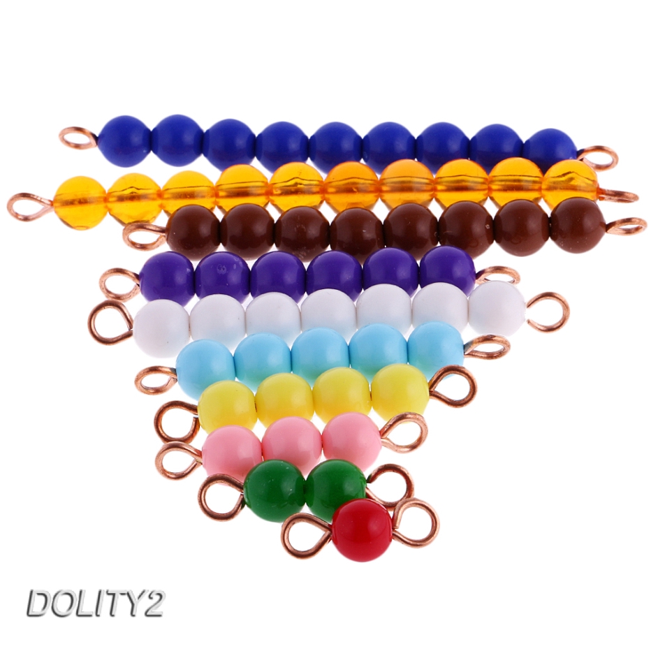 Đồ Chơi Đếm Số 1-10 Hạt Theo Phương Pháp Montessori 2 Cho Bé