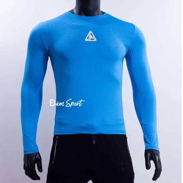 Áo thun nam dài tay cao cấp co giãn 4 chiều, Áo thể thao giữ nhiệt Đàm Sport