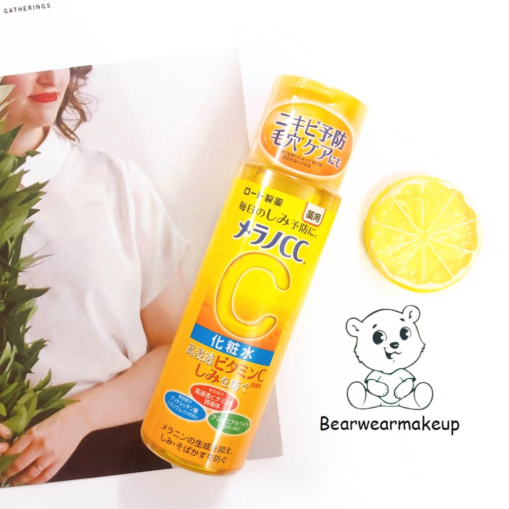 AUTHENTIC NƯỚC HOA HỒNG VITAMIN C CC MELANO-LOTION CC MELANO