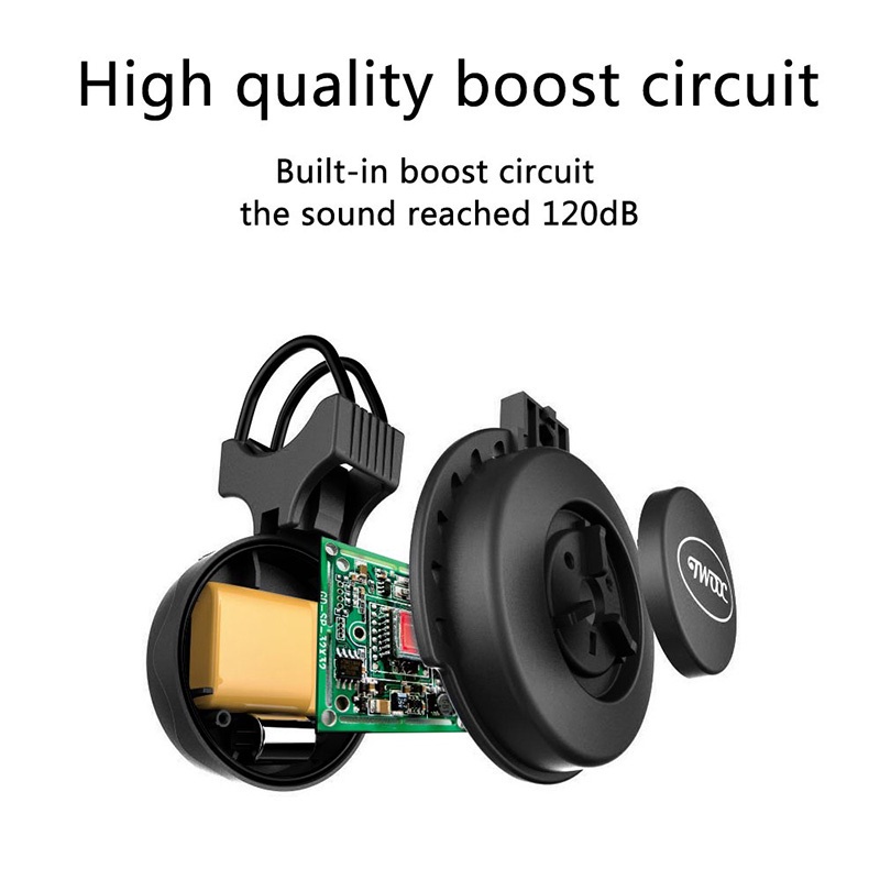 Còi Báo Động 120db Sạc Được Chống Thấm Nước Cho Xe Đạp Leo Núi
