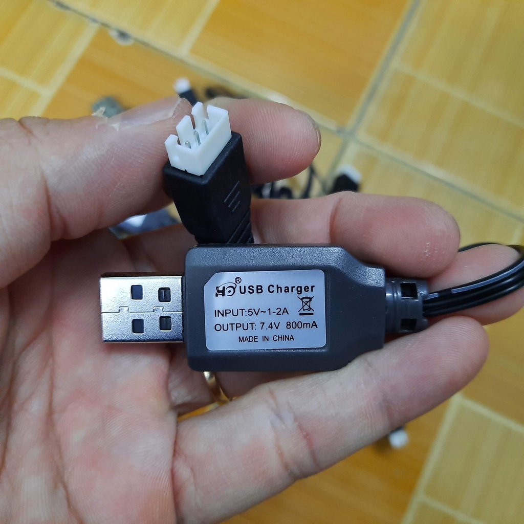 Cáp sạc pin 2S 7.4v cổng nối SM3p / HXJ dùng cho xe mô hình điều khiển