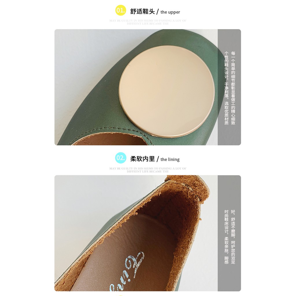 Giày Búp Bê Mũi Vuông Thời Trang 2021 Phong Cách Hàn Quốc Cho Nữ | BigBuy360 - bigbuy360.vn