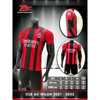 Bộ thể thao ac milan 2021-2022