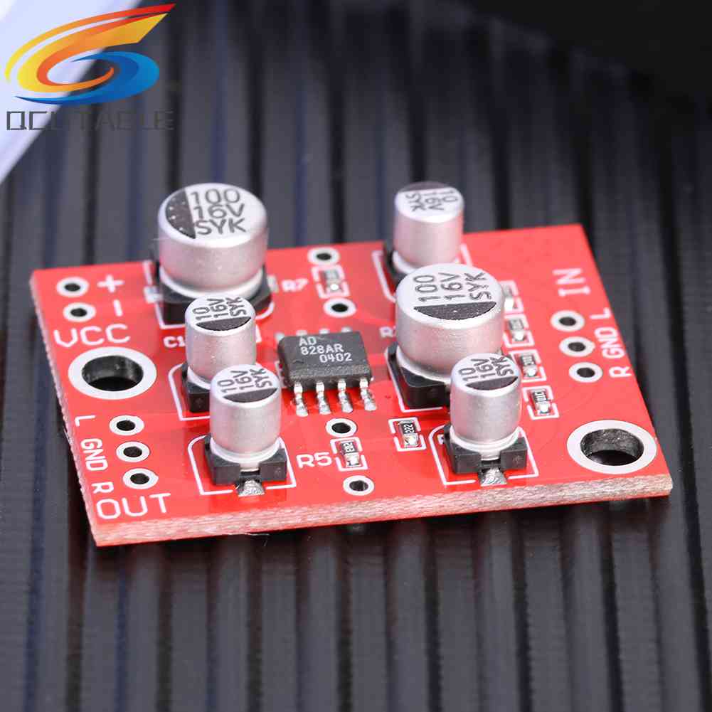 Bo Mạch Khuếch Đại Âm Thanh DC 5-15V AD828