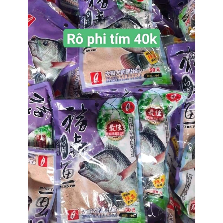 Mồi câu rô phi TAIWAN Đài Loan NTN rô phi gan, tôm trắng kim tuyến, tôm nam cực, rô phi bột tôm, rô phi tảo xanh