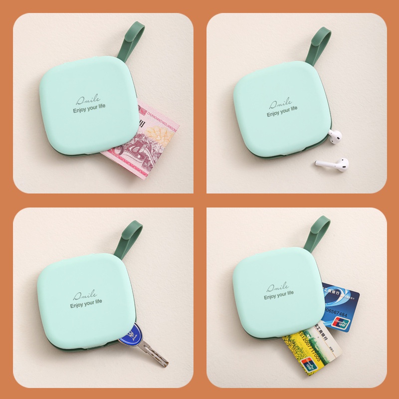 Hộp Đựng Khẩu Trang Tạm Thời Chống Bụi Không Ô Nhiễm Có Kẹp Tiện Dụng