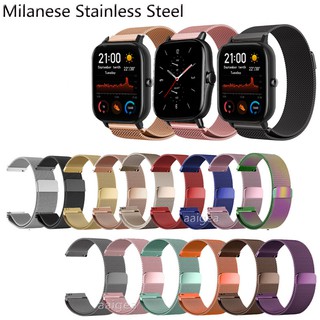 Dây Đeo Milanese Cho Đồng Hồ Thông Minh Huami Amazfit GTS3 GTS 2e GTS2 mini / Bip Lite / Bip S / Bip S Lite / Bip U / Neo / GTR 42mm