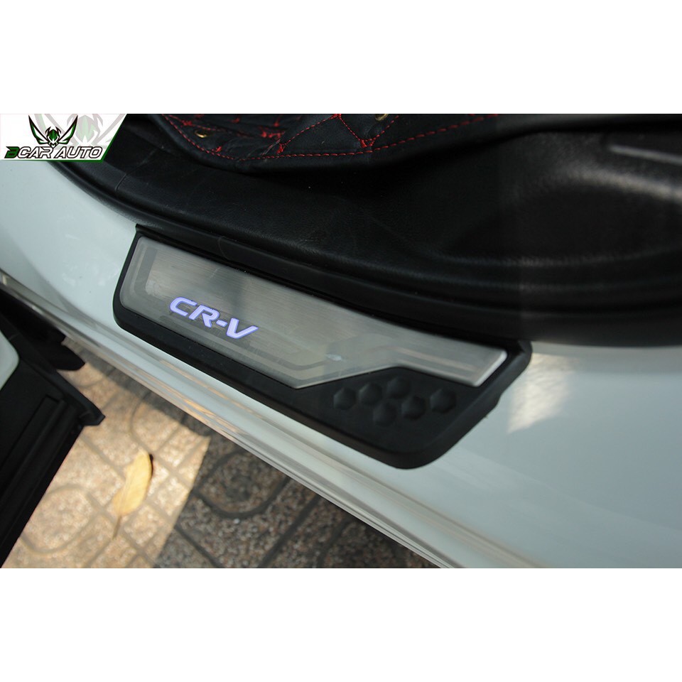 Ốp Bậc Chân Ngoài có đèn led Xe Honda CRV 2018- 2022