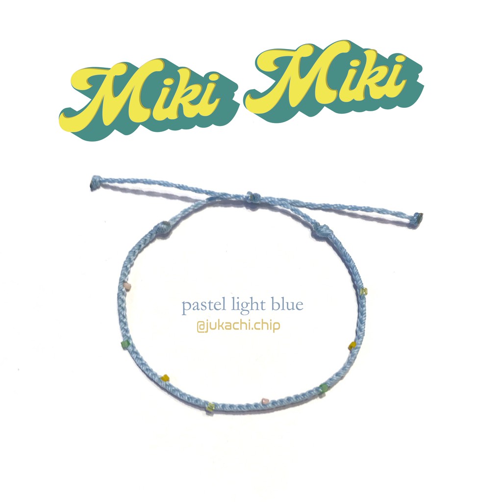 Vòng tay sợi mảnh  kết hạt miyuki handmade - Miki Miki