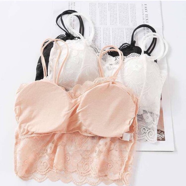 áo bra 2 dây katun siêu xinh free size