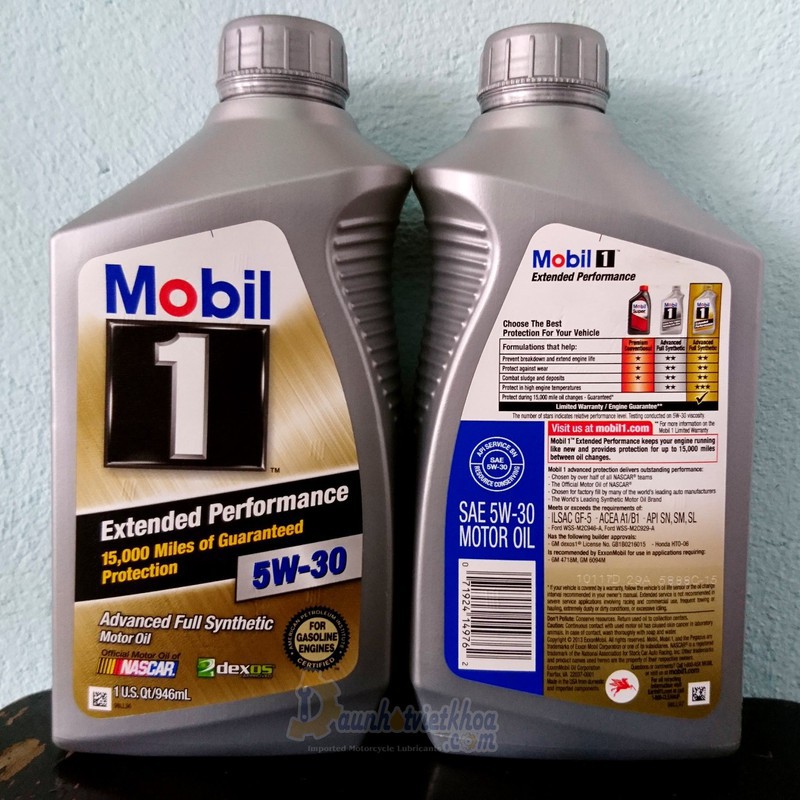 Nhớt Mobil 1 Extended Performance 5W30 946ml