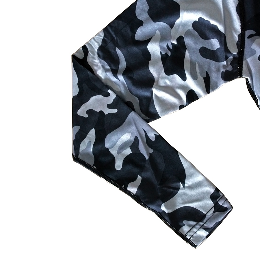 Áo thun thể thao tay dài ôm dáng thoáng khí nhanh khô họa tiết đa dạng cho nam